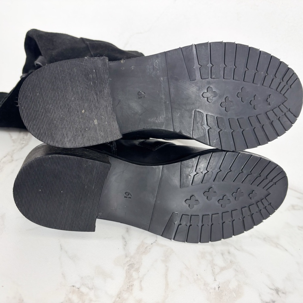 Matisse Lola Black Suede Over The Knee Boots Sz 6.5 - Picture 11 of 11